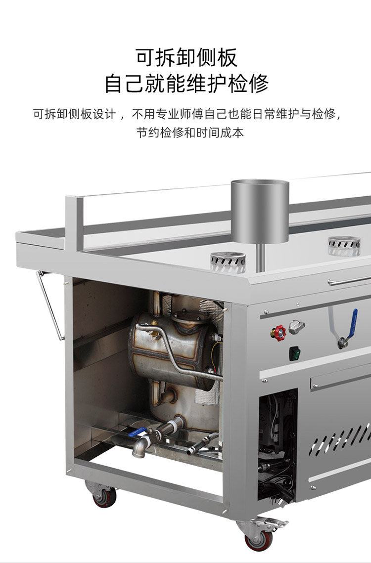 工业产品拍摄设计 - 商用蒸包炉详情页