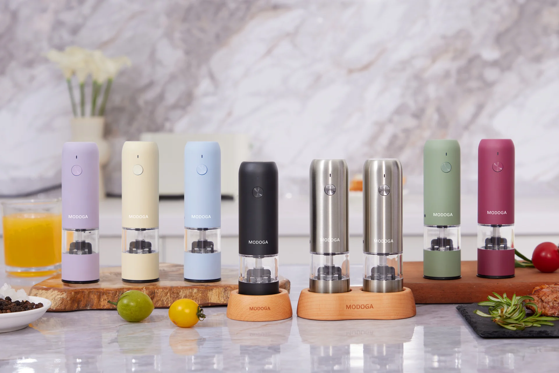 MODOGA 电动研磨器场景与美食摄影