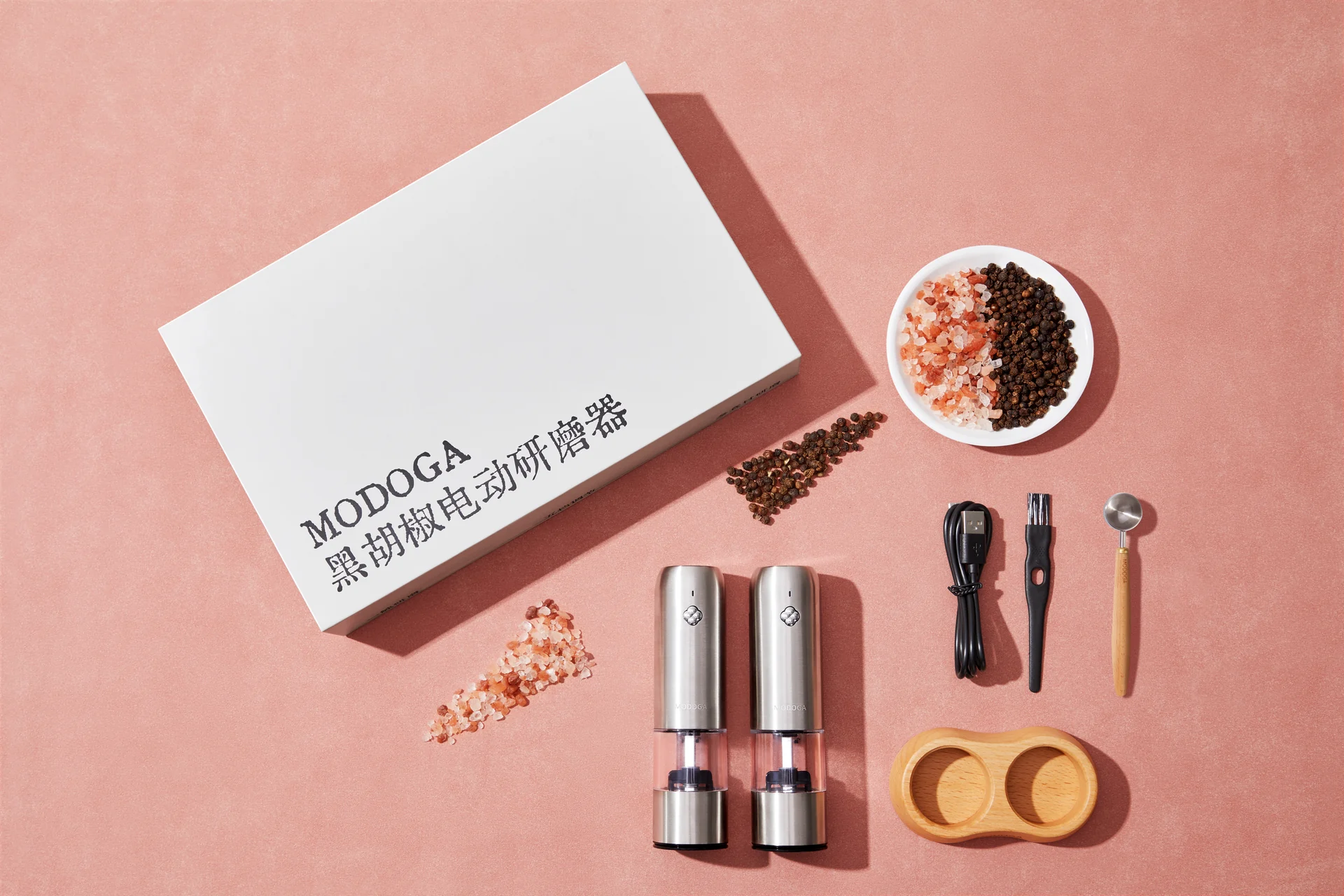 MODOGA 电动研磨器场景与美食摄影