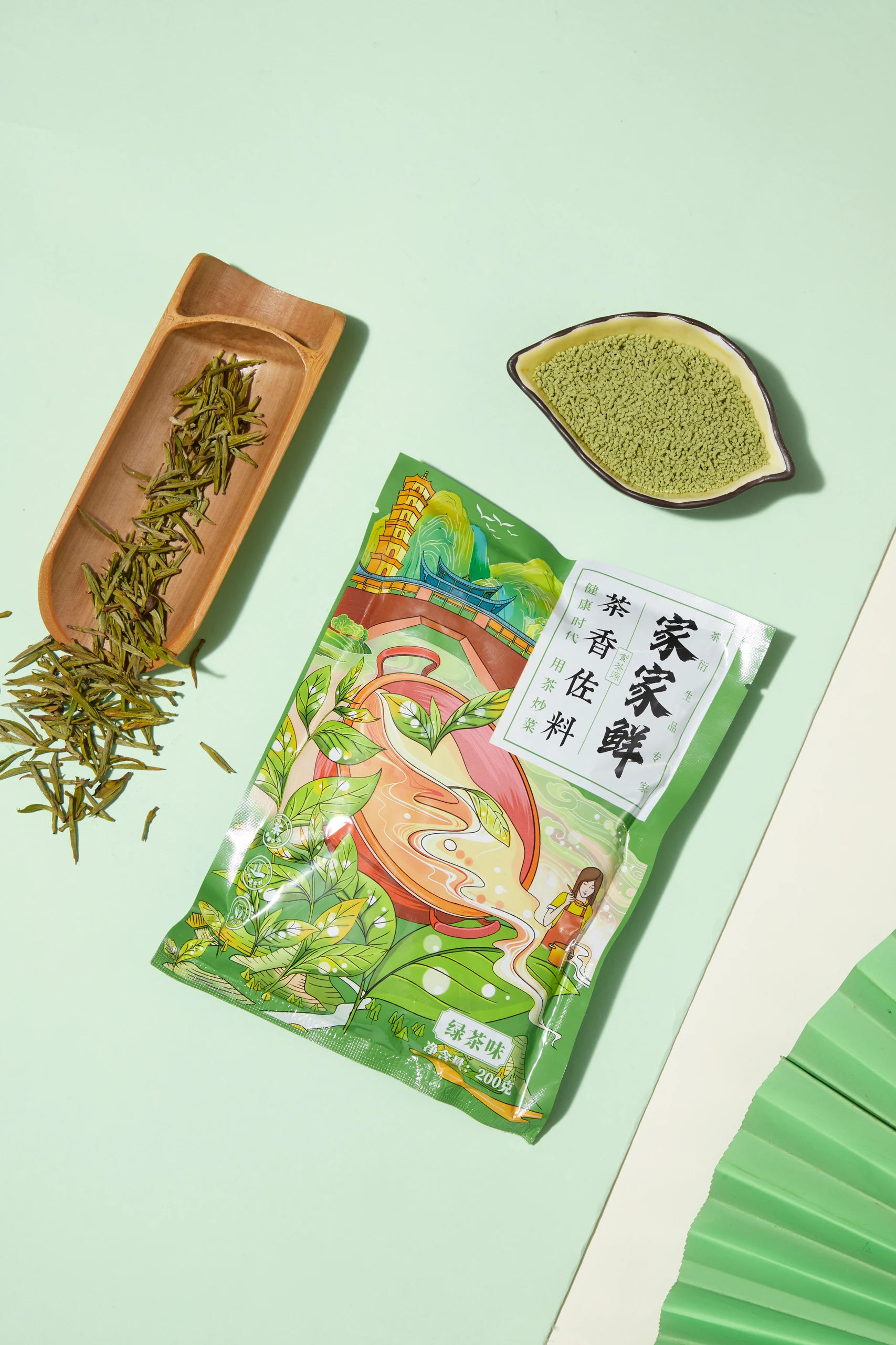 茶叶包装与茶叶静物摄影