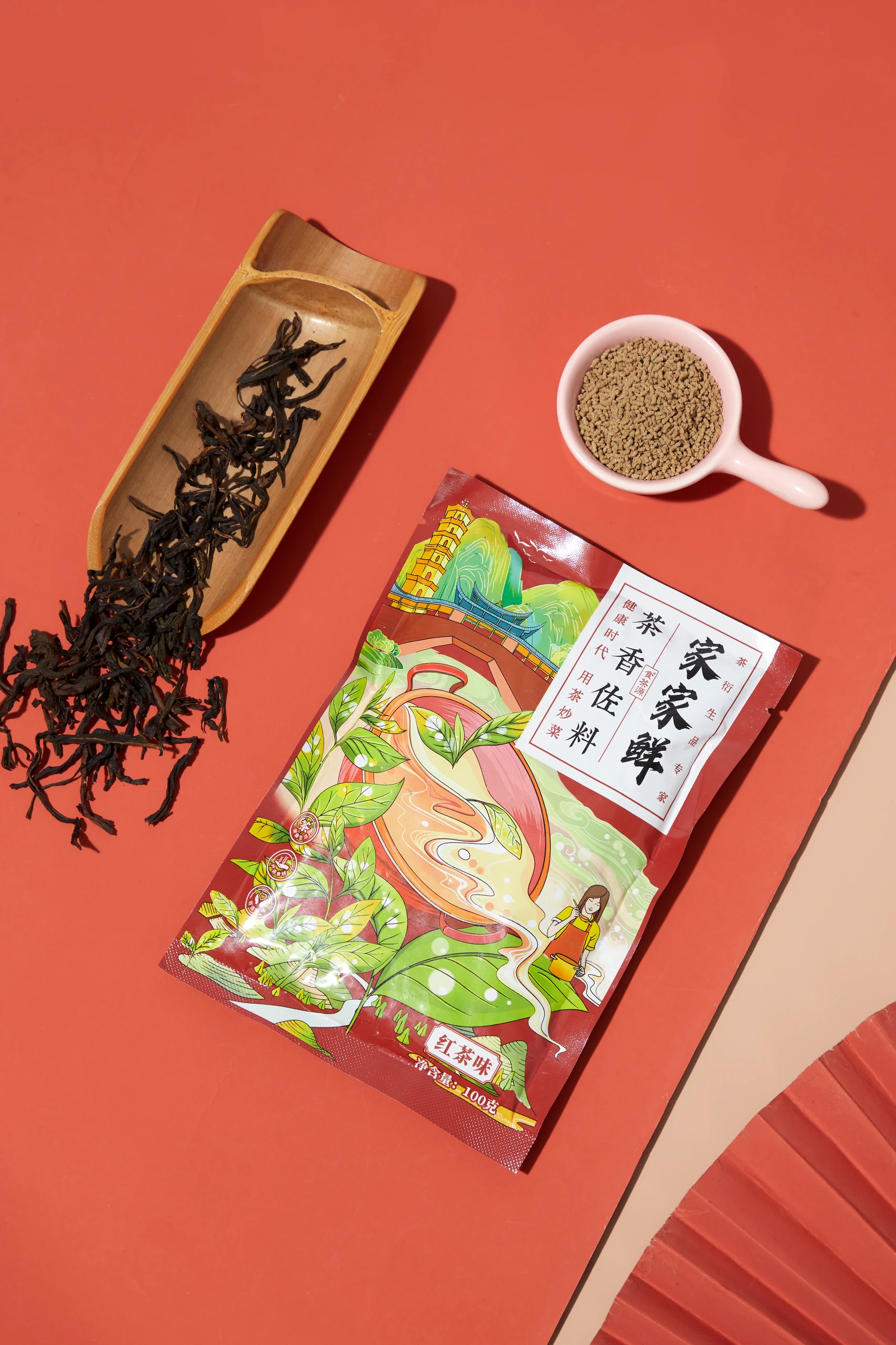 茶叶包装与茶叶静物摄影