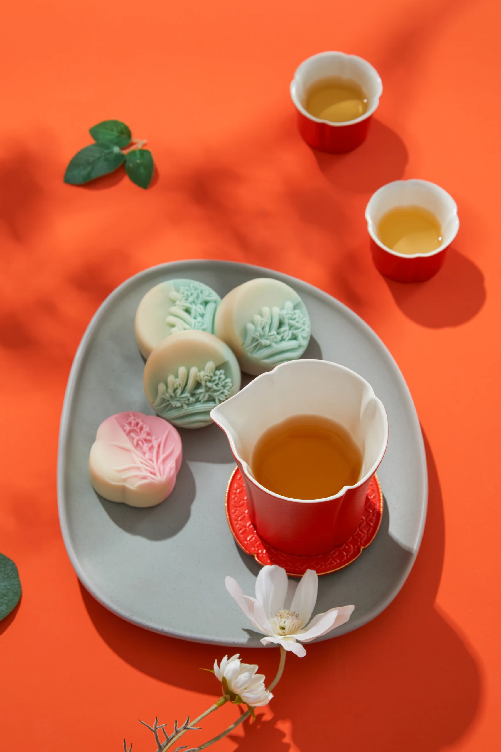 茶具礼盒彩色静物摄影