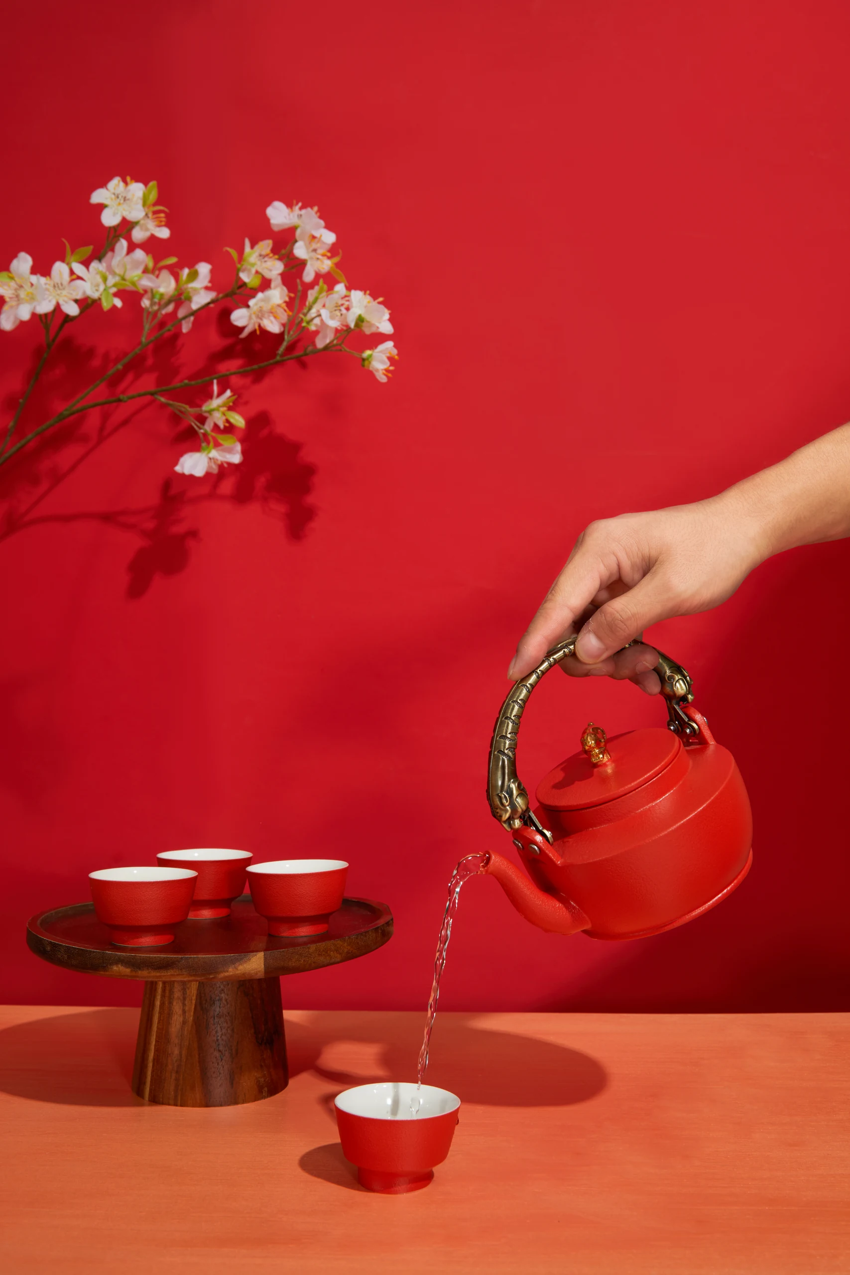 茶具礼盒彩色静物摄影