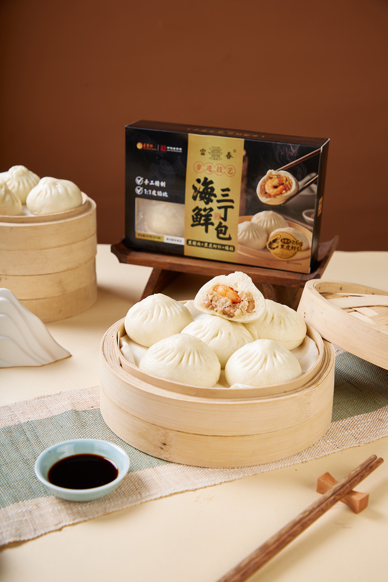 包子食品电商摄影