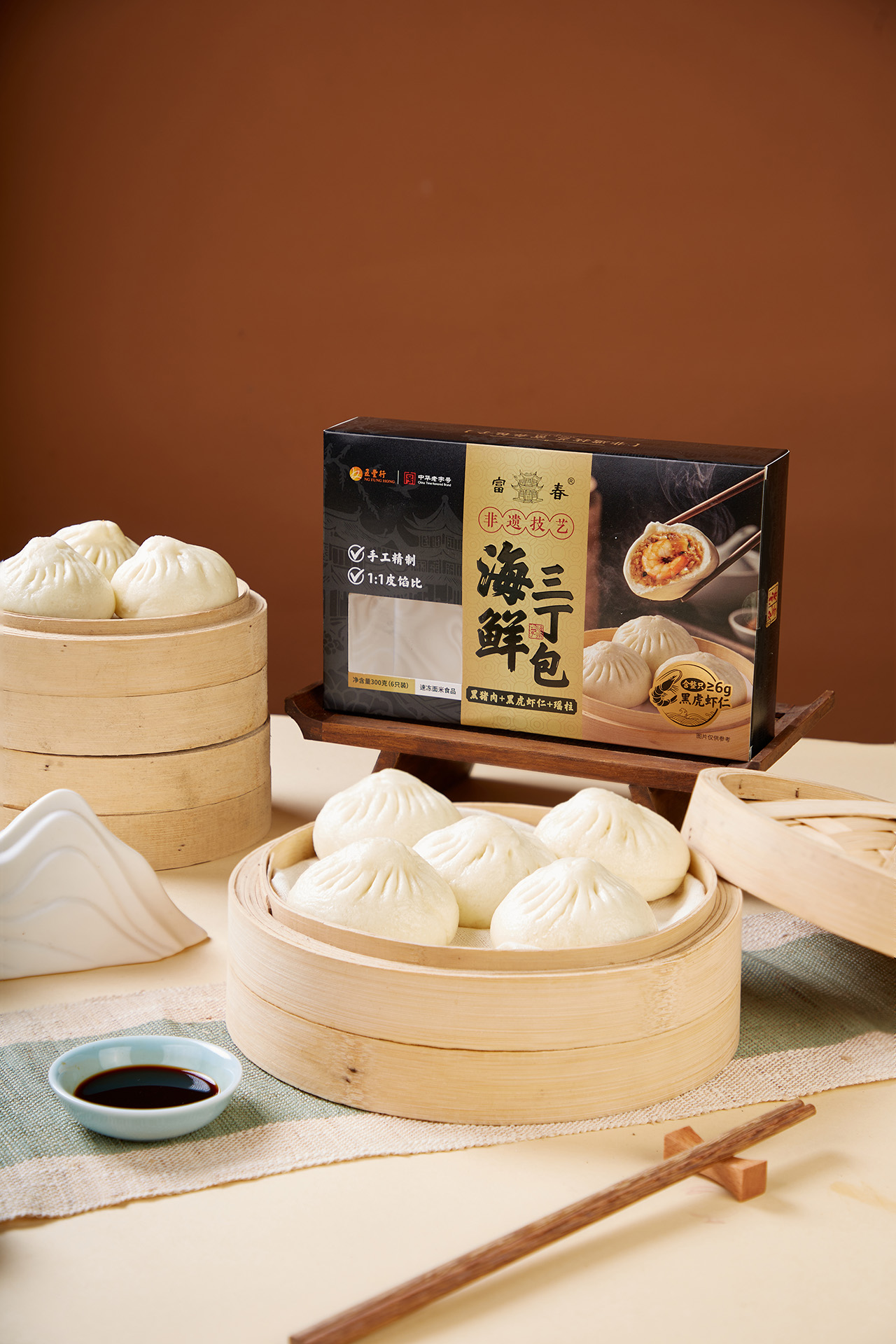 包子食品电商摄影